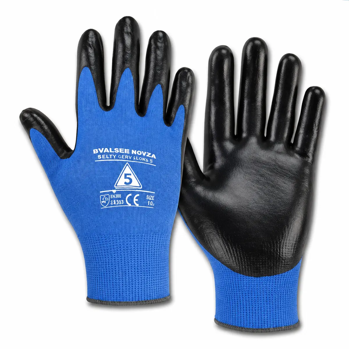 Latex Gloves Nitrile Coated